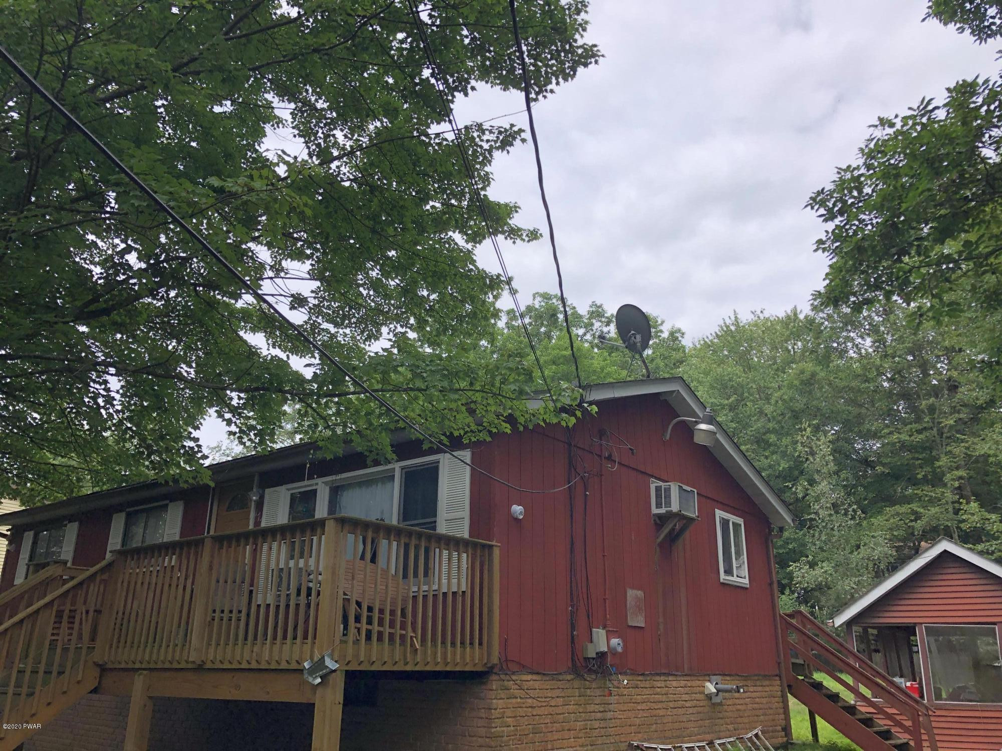177 Skyview Road Dingmans Ferry, PA 18328 - Photo 16 of 18 a view of deck with patio and yard