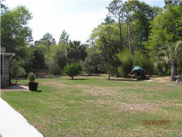 6911 Cedar Ridge Circle Milton, FL 32570 - Photo 3 of 11 Huge rear yard with lavish landscaping.