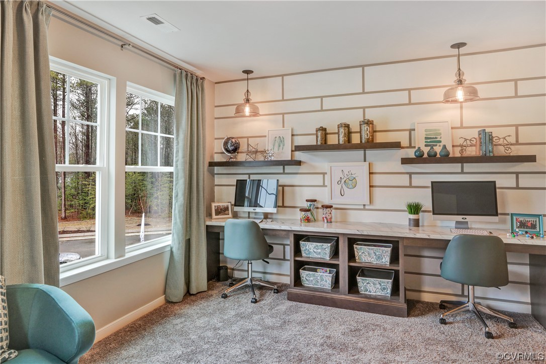 18637 Palisades Ridge Moseley, VA 23120 - Photo 15 of 41 a view of a workspace with furniture and a window