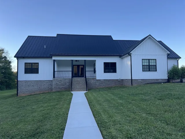 a view of an outdoor space and a yard