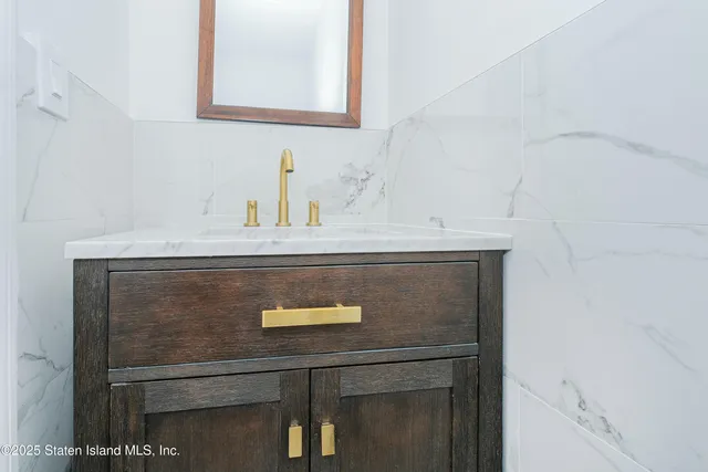 a sink with a window