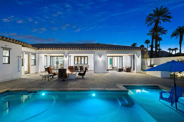 a view of a lake with a car parked