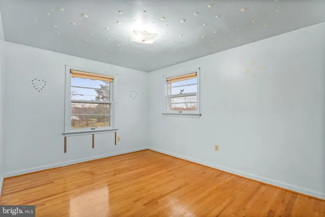 a view of an empty room