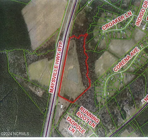 $270,000 | 24-acres White Oak River Road, Maysville, NC 28555