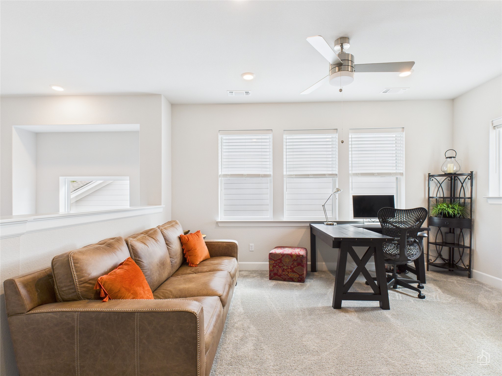 378 Moonlit Stream Pass Dripping Springs, TX 78620 - Photo 28 of 38 a workspace with a couch and a window