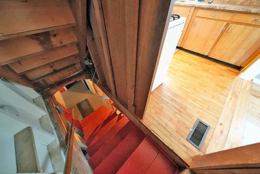 20 Cleaves Street Crystal, ME 04747 - Photo 49 of 63 basement-cellar-stairway