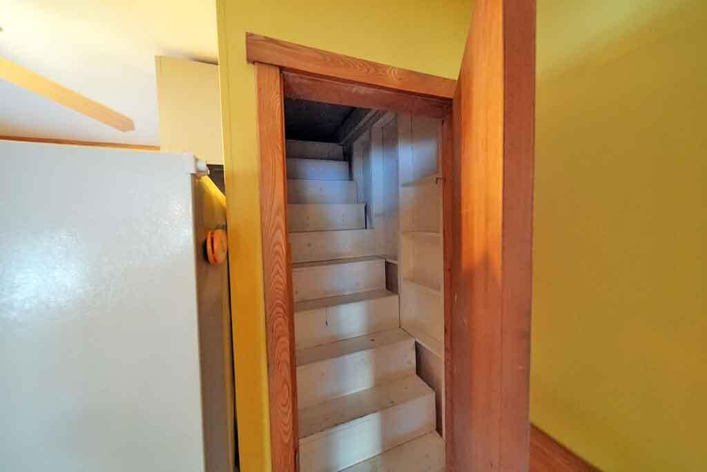 20 Cleaves Street Crystal, ME 04747 - Photo 59 of 63 attic-entrance-stairs