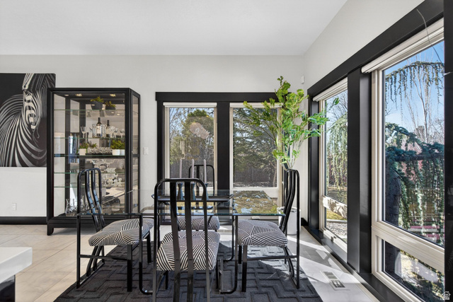 145 Carnesecca Court Mapleton, UT 84664 - Photo 36 of 109 Dining space with plenty of natural light and light tile patterned floors