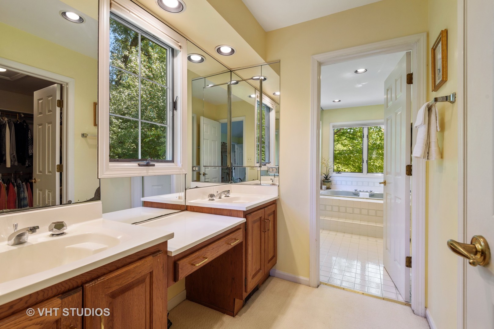 811 Becker Road Glenview, IL 60025 - Photo 12 of 33 a bathroom with a sink and a mirror