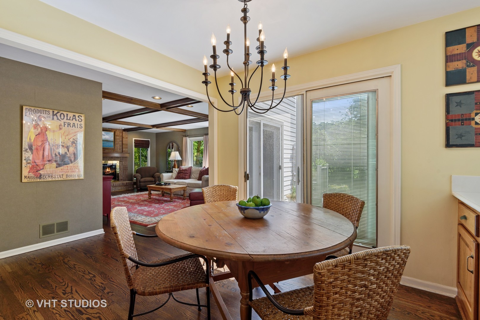 811 Becker Road Glenview, IL 60025 - Photo 7 of 33 a view of a dining room with furniture and chandelier