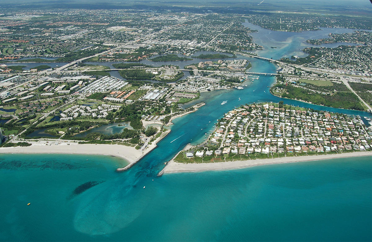 3910 Back Bay Drive, Unit 235 Jupiter, FL 33477 - Photo 50 of 51 Aerial Jupiter Inlet