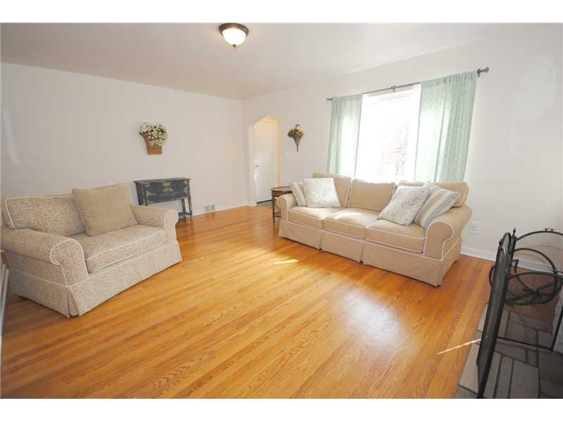 3304 Comanche Road Upper St. Clair, PA 15241 - Photo 3 of 20 Living Room. View of Living facing front of home--Picture window lets in the light!