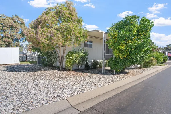 a street view with a bench