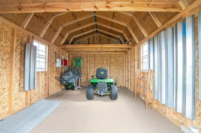 a view of a swimming pool with an ocean