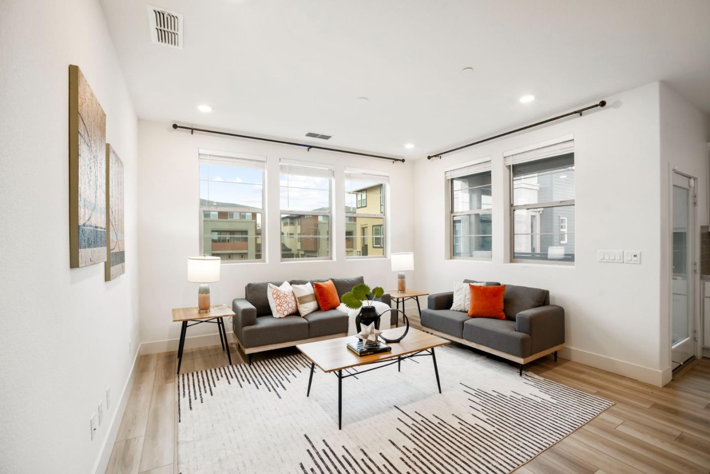 5720 Greige Circle, Unit G Dublin, CA 94568 - Photo 12 of 55 a living room with furniture and a window