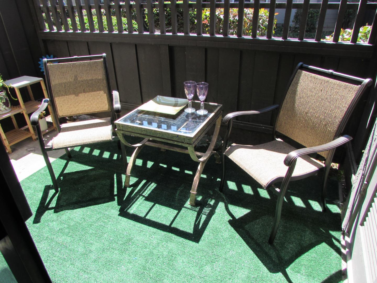 409 Tyler Place, Unit B Salinas, CA 93906 - Photo 9 of 25 a view of an outdoor sitting area with chairs
