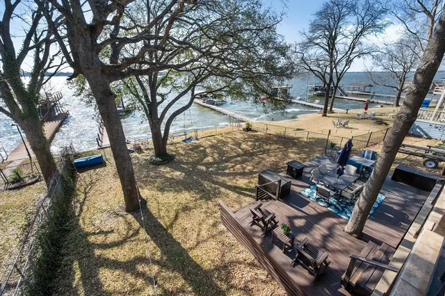 a view of outdoor space with seating