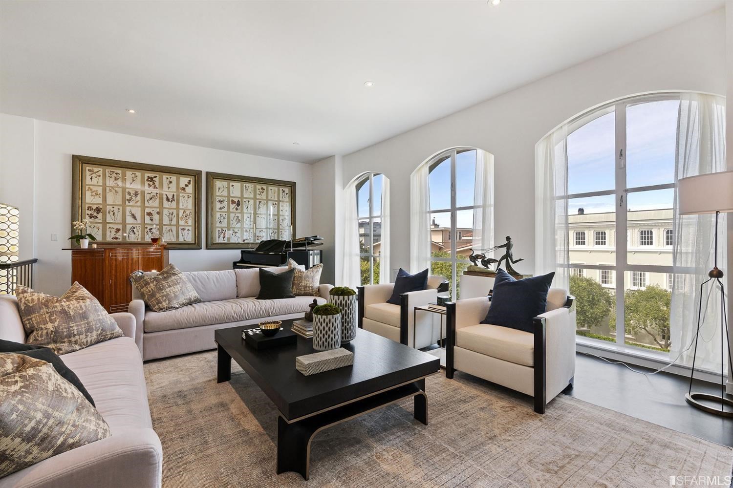 135 Sea Cliff Avenue San Francisco, CA 94121 - Photo 13 of 69 a living room with furniture and a large window