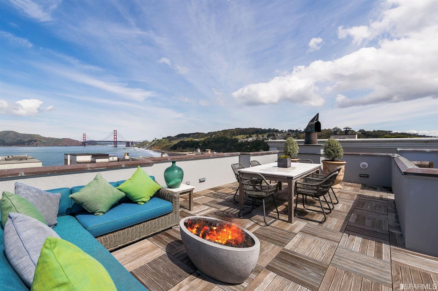 135 Sea Cliff Avenue San Francisco, CA 94121 - Photo 45 of 69 a view of a terrace with furniture