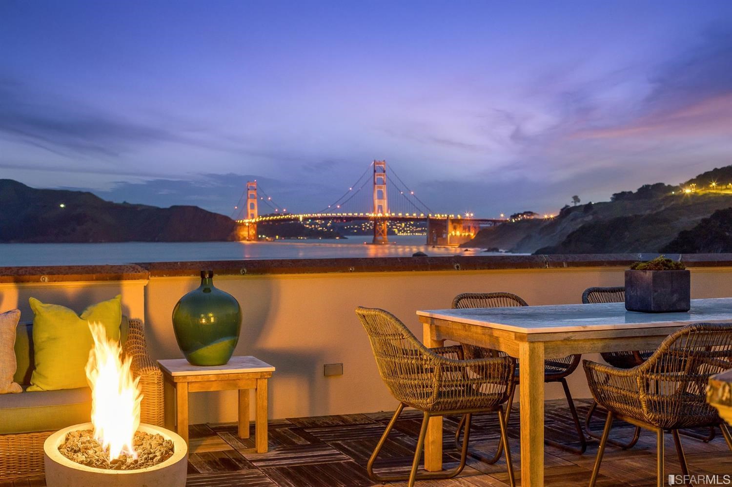 135 Sea Cliff Avenue San Francisco, CA 94121 - Photo 68 of 69 a view of a chairs and table in a terrace