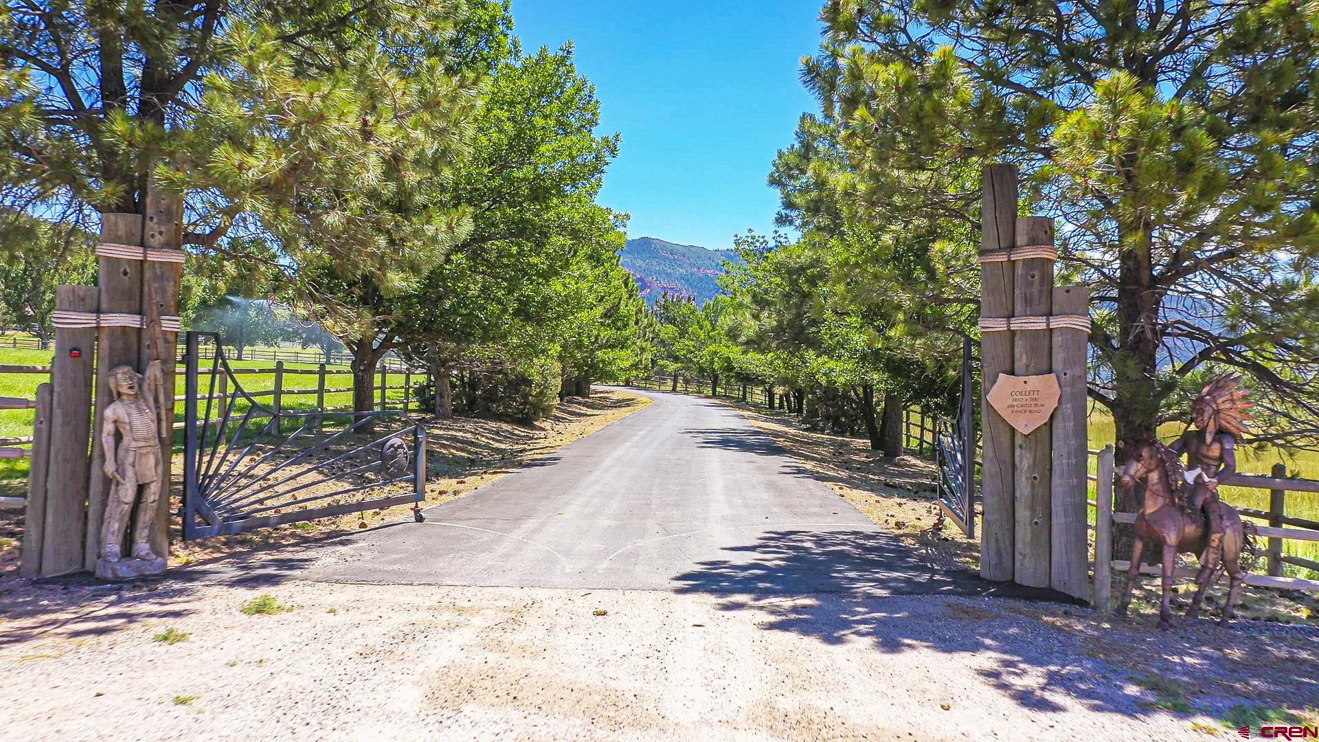 2000 Castle Peak Ranch Road Eagle, CO 81631 - Photo 12 of 35 a view of a yard and basketball court