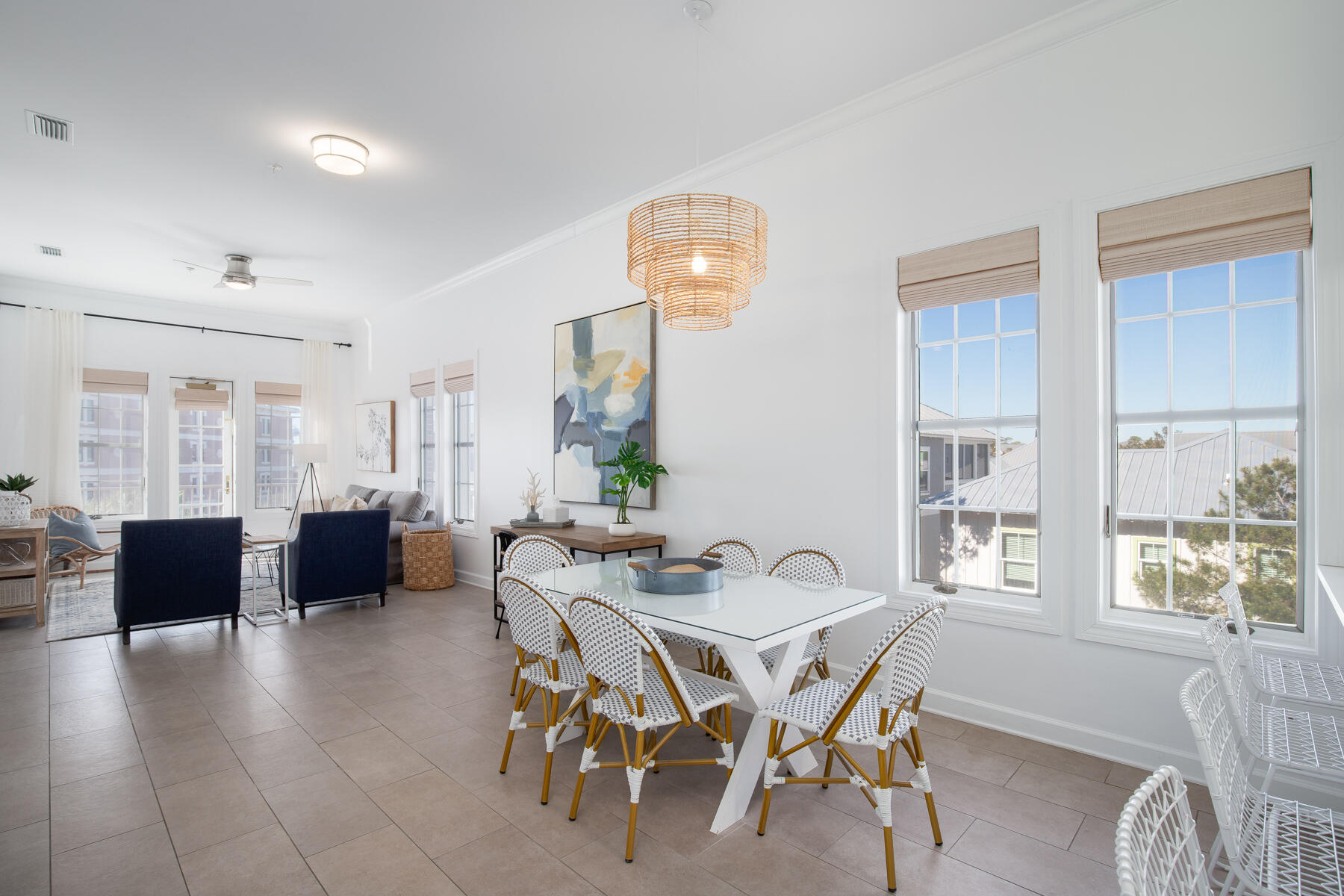 10343 East County Highway 30A, Unit 330 Inlet Beach, FL 32413 - Photo 13 of 30 a dining room with furniture and window