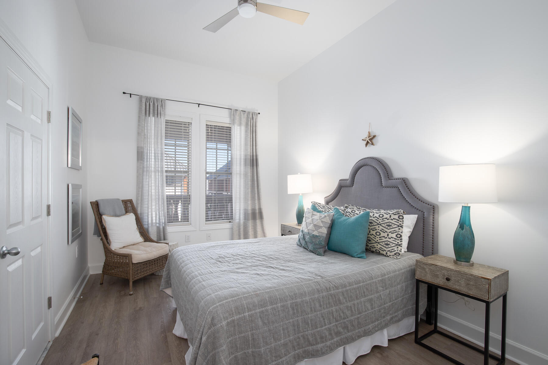10343 East County Highway 30A, Unit 330 Inlet Beach, FL 32413 - Photo 16 of 30 a bedroom with a bed chair and a window