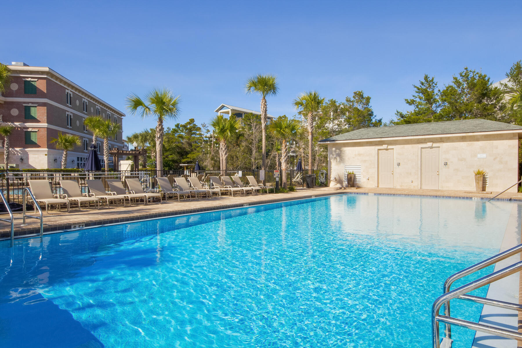 10343 East County Highway 30A, Unit 330 Inlet Beach, FL 32413 - Photo 25 of 30 a view of a swimming pool with outdoor seating