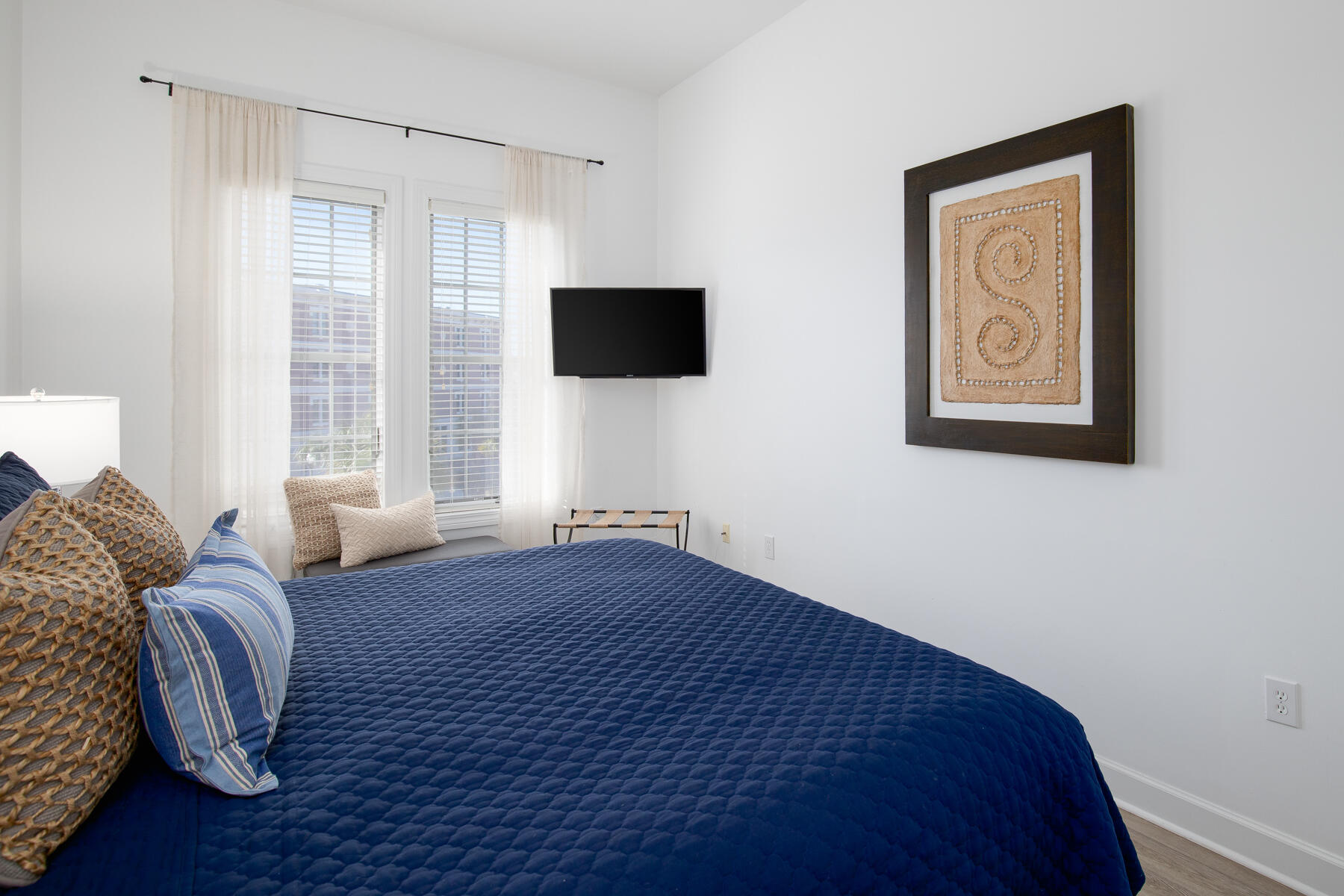 10343 East County Highway 30A, Unit 330 Inlet Beach, FL 32413 - Photo 9 of 30 a bedroom with a bed and a window