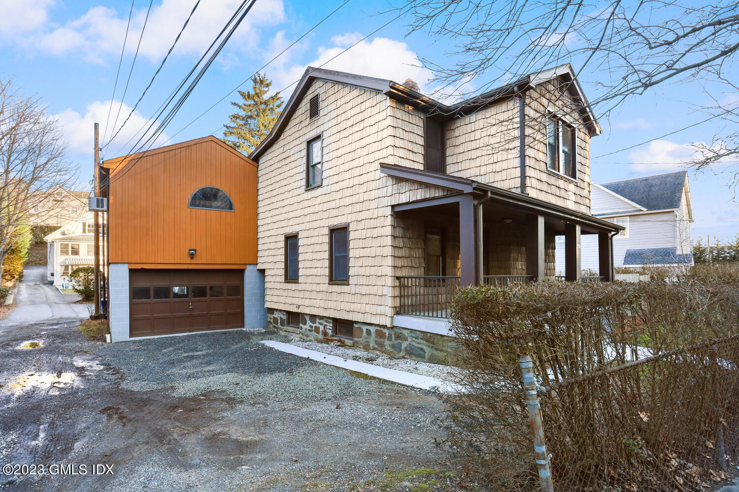175 Davis Avenue Greenwich, CT 06830 - Photo 24 of 27 a view of a house with a yard and tree s
