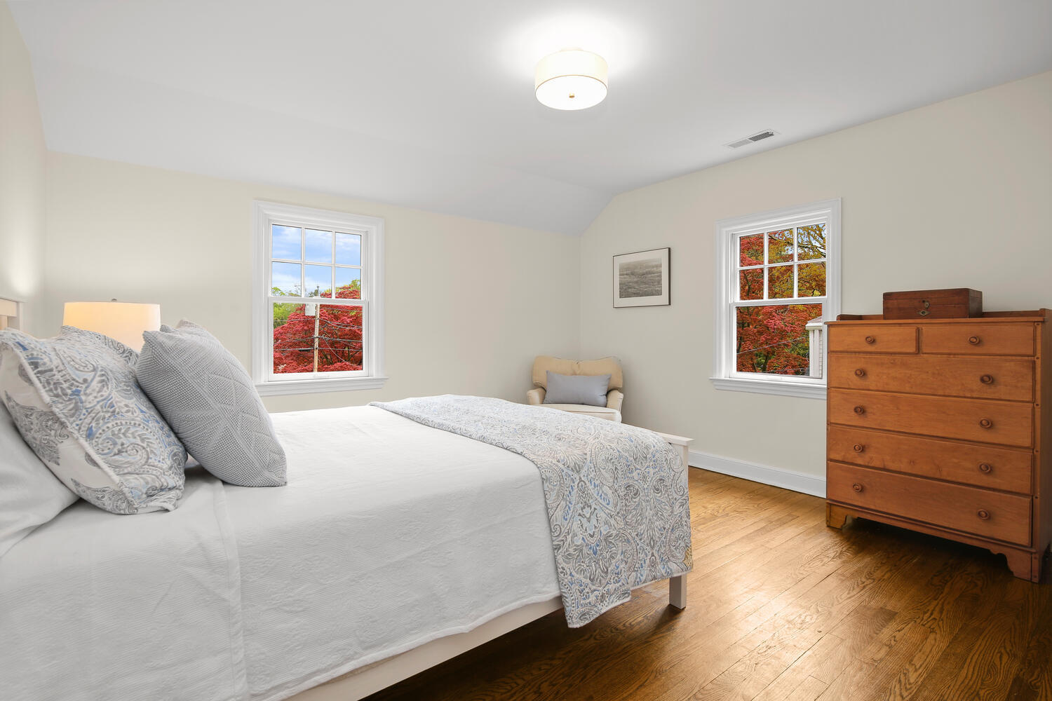 3 Dickinson Road Darien, CT 06820 - Photo 19 of 30 a bedroom with a bed and a dresser