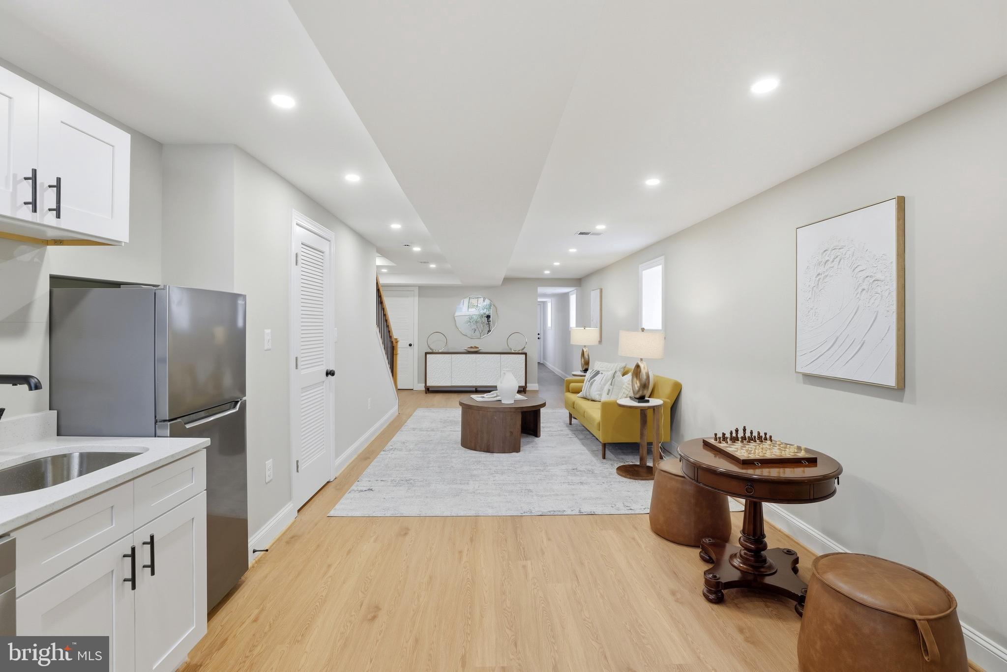 910 Westminster Street Northwest Washington, DC 20001 - Photo 50 of 66 a kitchen with lots of counter space and a refrigerator