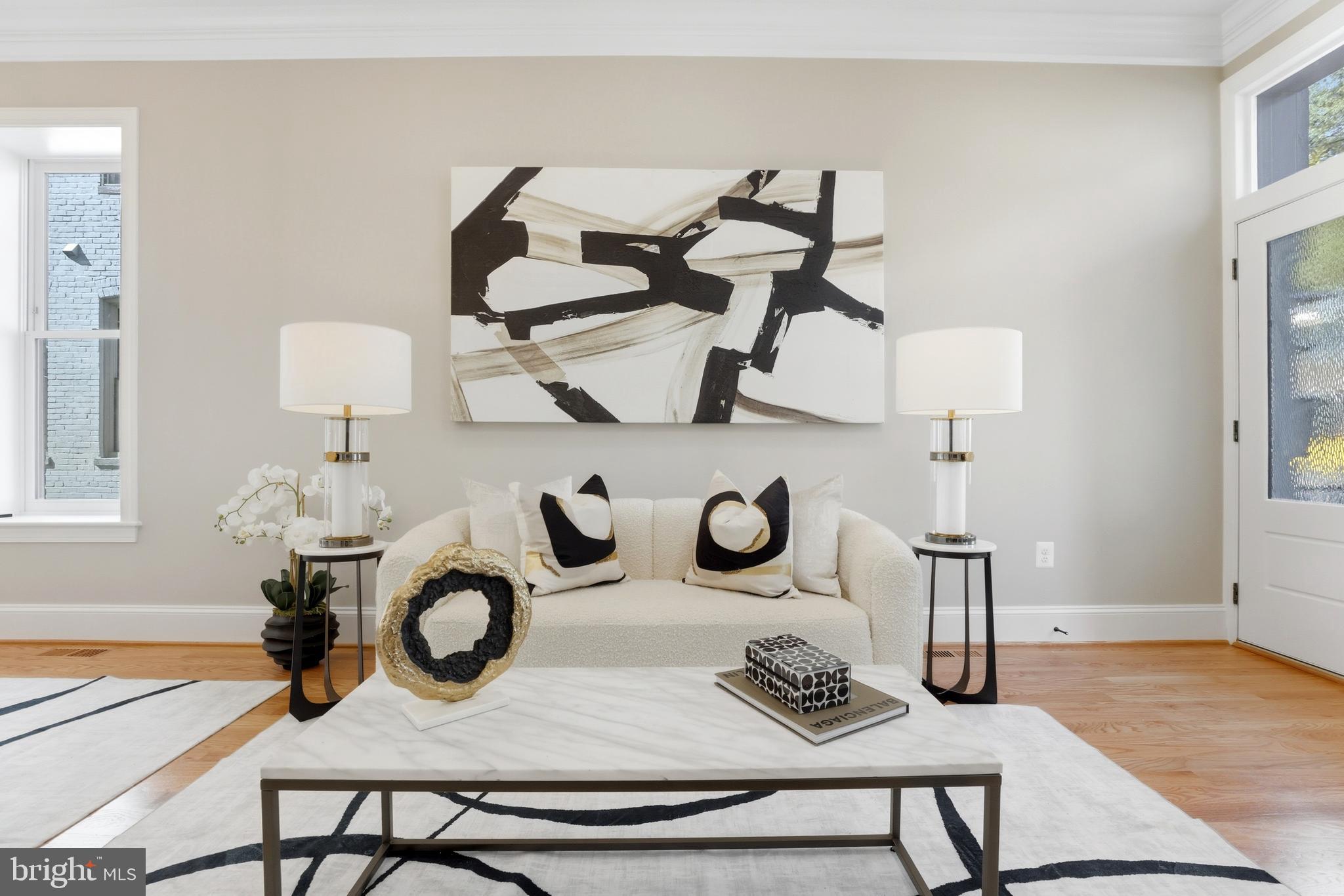 910 Westminster Street Northwest Washington, DC 20001 - Photo 9 of 66 a living room with furniture and floor to ceiling window