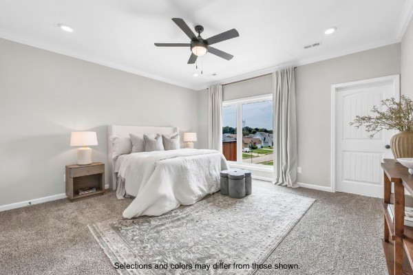 2373 Pea Ridge Road Clarksville, TN 37040 - Photo 12 of 18 a bed room with a bed and a couch