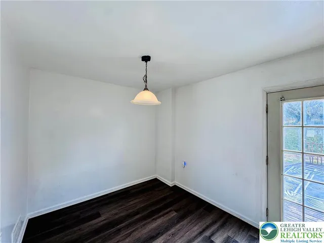 a empty room with window