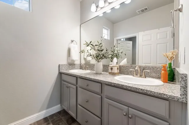 a outdoor space with furniture