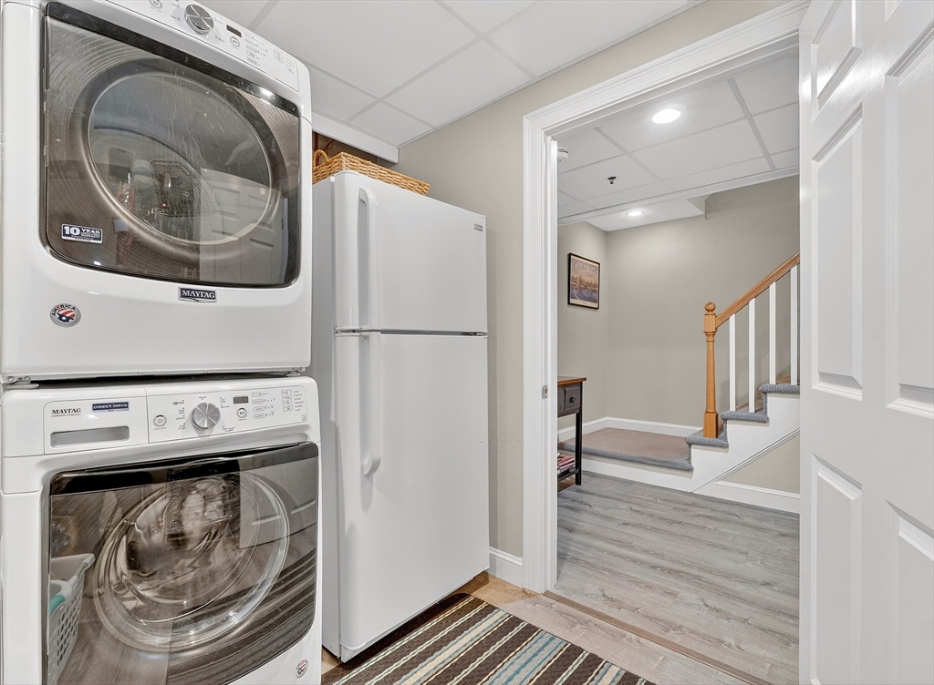 102 Central Street, Unit 5A Saugus, MA 01906 - Photo 23 of 31 a utility room with dryer and washer