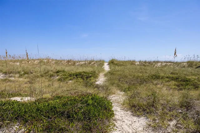 a view of beach and ocean