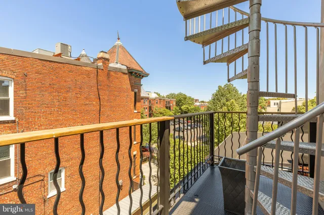 a view of ocean from a balcony