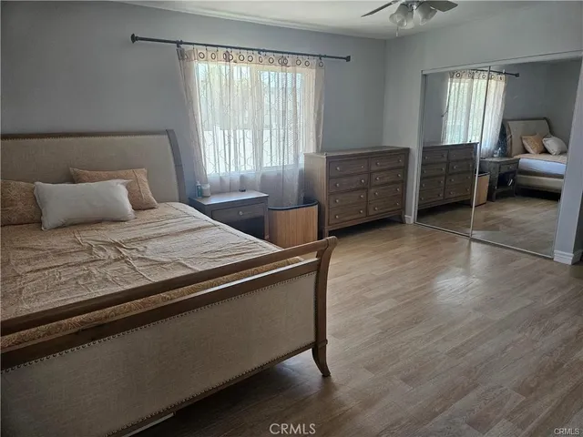 a living room with furniture and windows