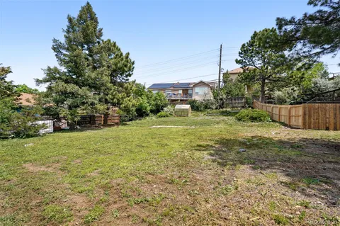 a big yard with lots of green space
