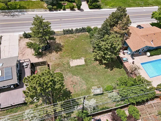 a view of a lake with a house