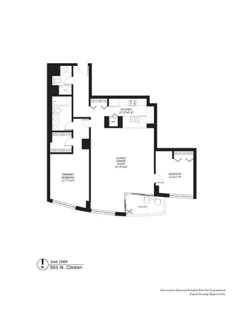 $550,000 | 501 North Clinton Street, Unit 1004, Chicago, IL 60654