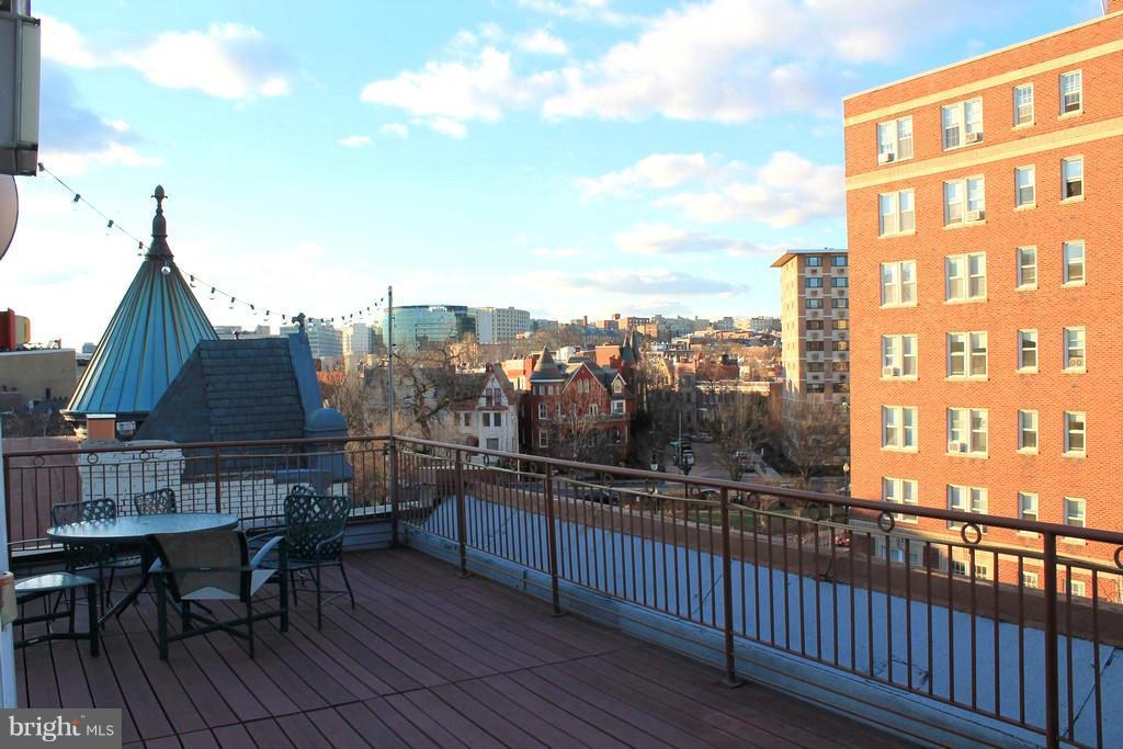 1632 S Street Northwest, Unit 1 Washington, DC 20009 - Photo 11 of 11 a view of roof deck with patio