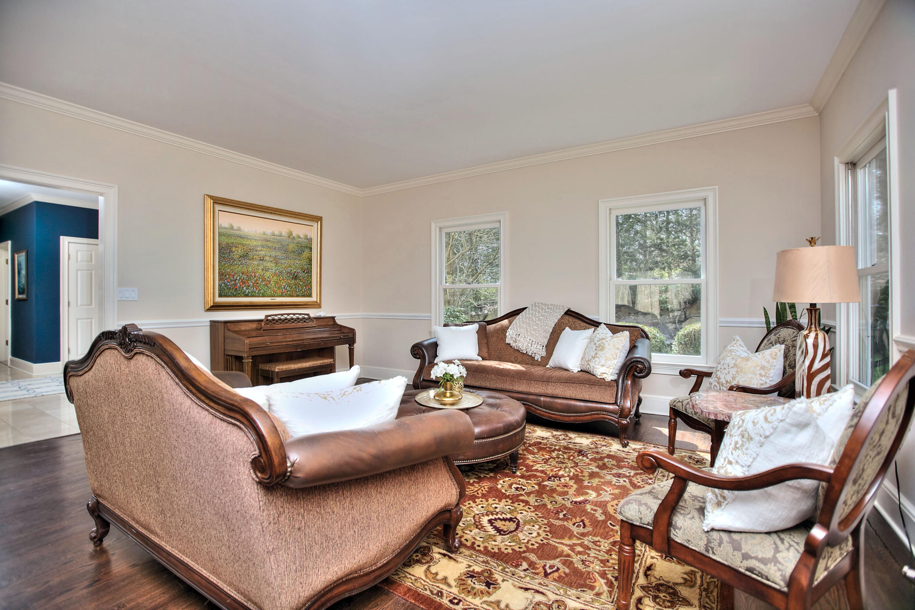 191 Smith Ridge Road New Canaan, CT 06840 - Photo 15 of 42 a living room with furniture and a window