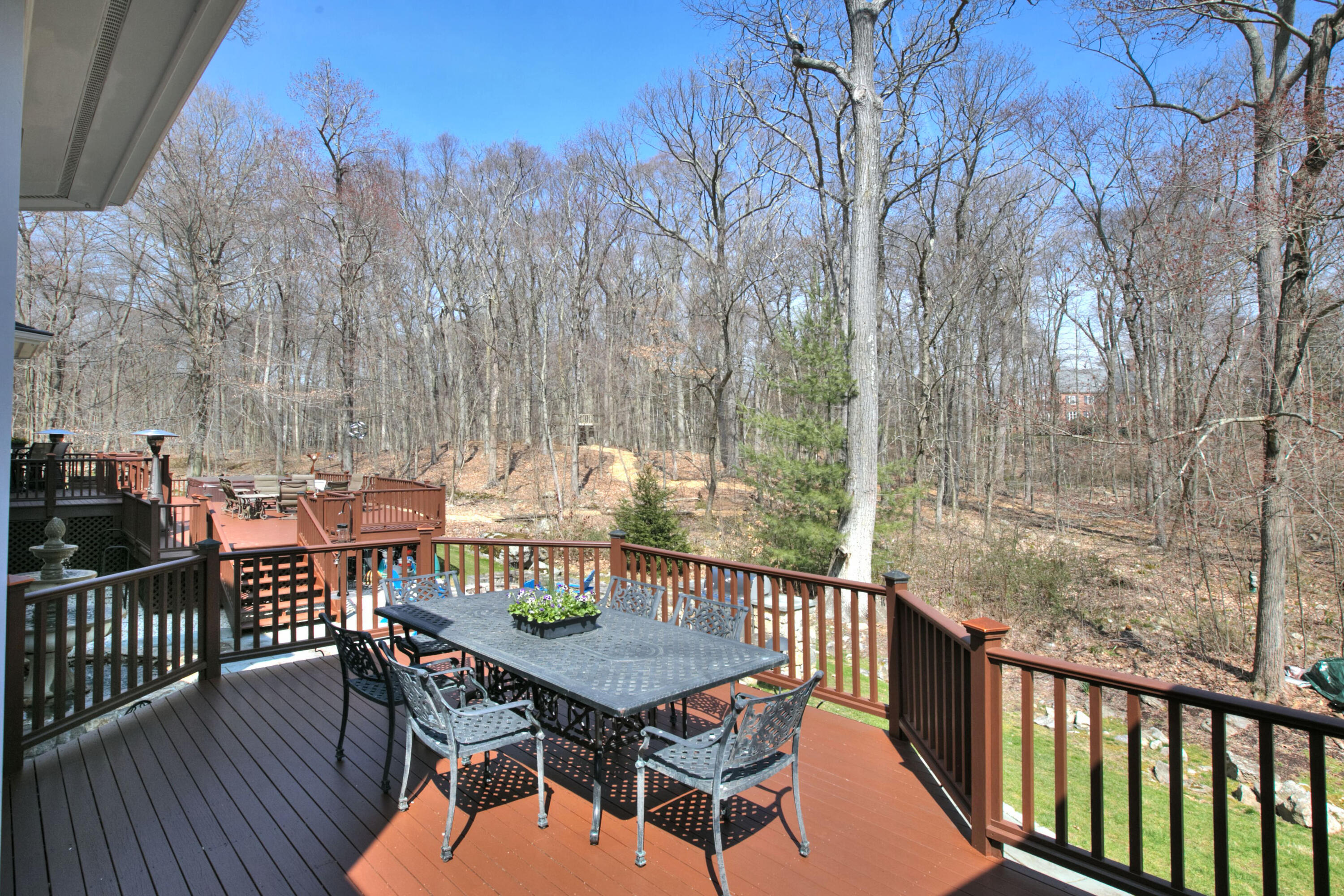 191 Smith Ridge Road New Canaan, CT 06840 - Photo 34 of 42 a view of a balcony with furniture