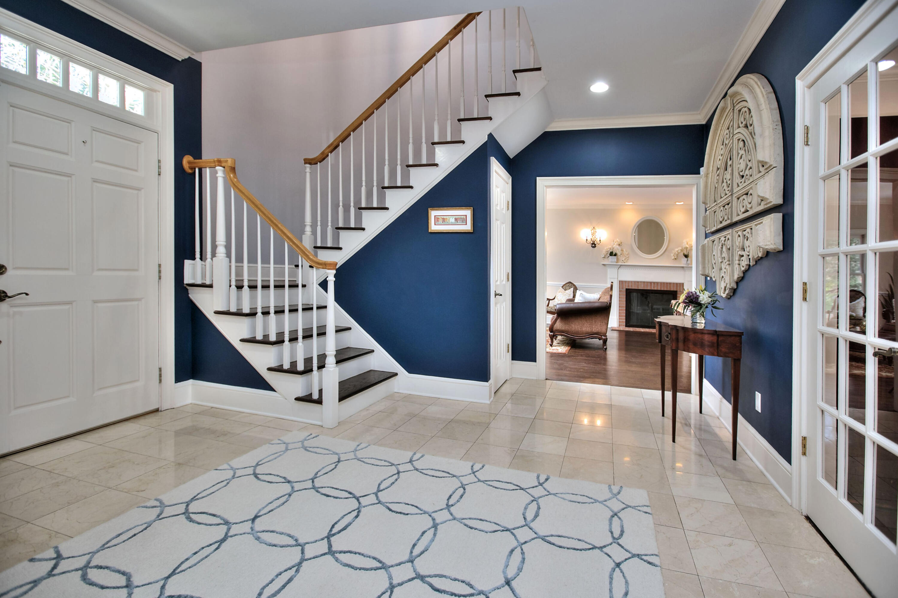 191 Smith Ridge Road New Canaan, CT 06840 - Photo 4 of 42 a view of entryway and hall with wooden floor