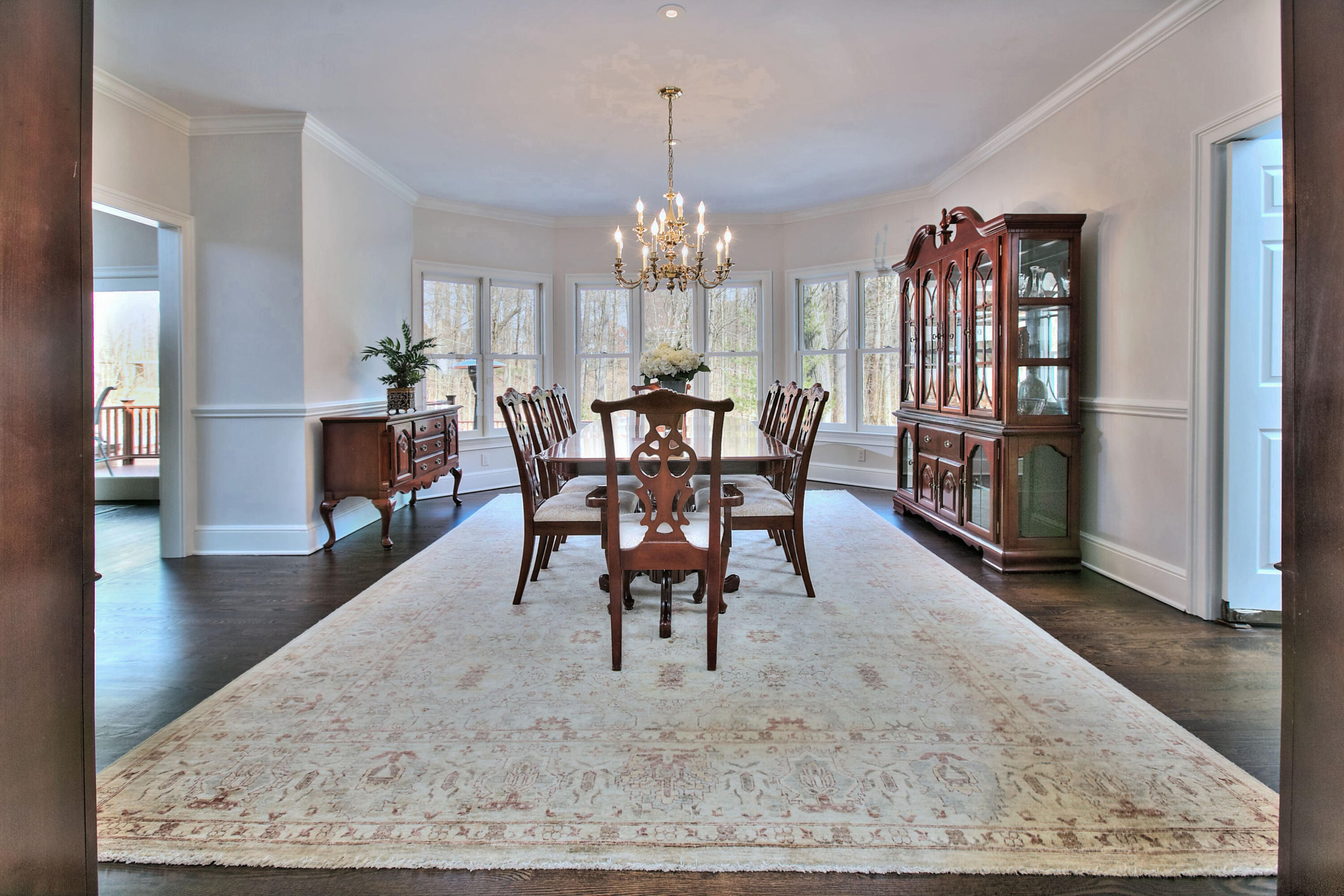 191 Smith Ridge Road New Canaan, CT 06840 - Photo 6 of 42 a view of a dining room with furniture and window