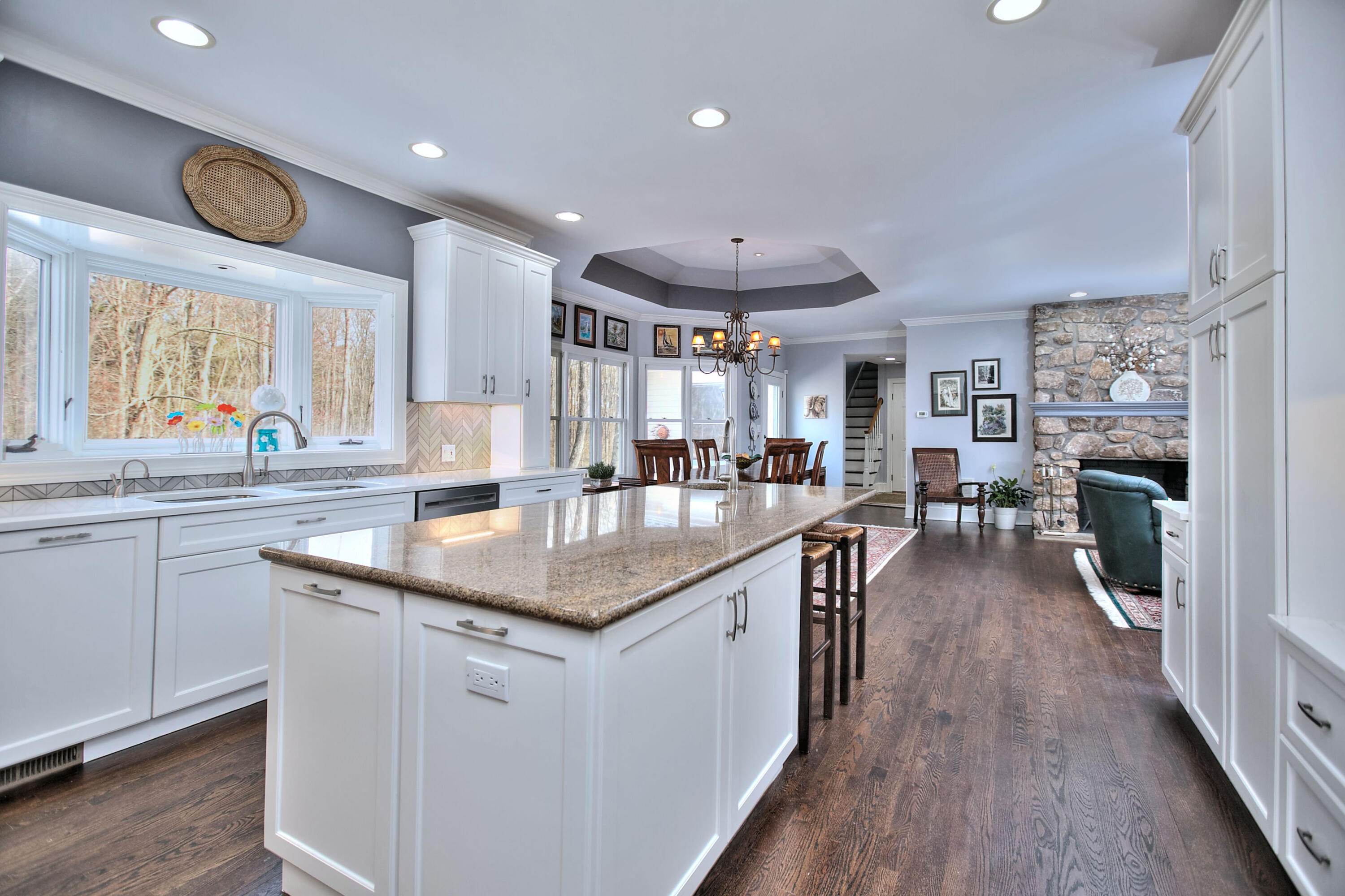 191 Smith Ridge Road New Canaan, CT 06840 - Photo 9 of 42 a kitchen with counter top space a sink and cabinets