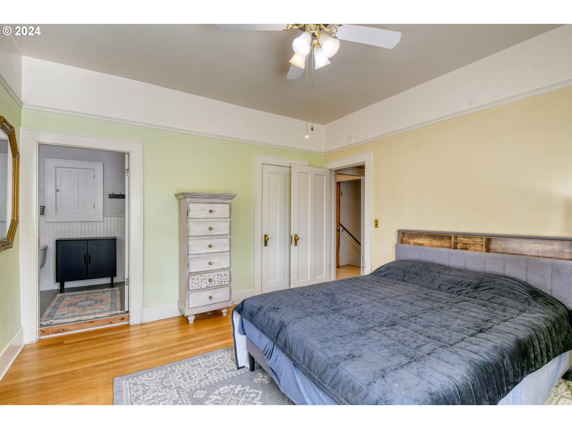 421 North Main Street Pendleton, OR 97801 - Photo 25 of 48 a bedroom with a large bed and a view of bedroom